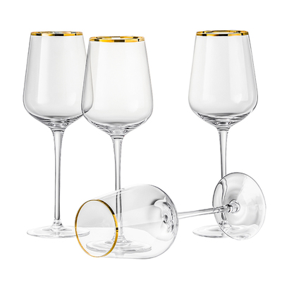 金边无铅玻璃酒杯