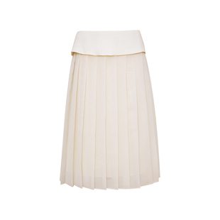 Te by frigidOrg 24春夏恋恋夏日 通透氛围感薄纱百褶半裙压褶裙