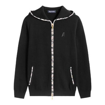 【100%绵羊毛】女士休闲针织外套