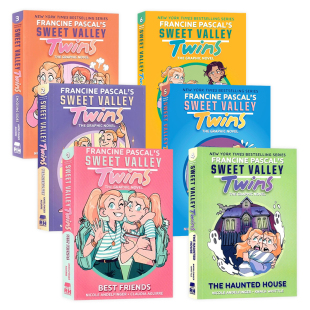 甜蜜谷双胞胎系列123456册 英文原版 Sweet Valley Twins儿童小学生幽默全彩漫画课外阅读故事书Claudia Aguirre 英语读物学校推荐
