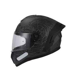 MVM摩托车头盔超轻低风噪保暖防雾全盔大尾翼蓝牙耳机槽3C认证M75