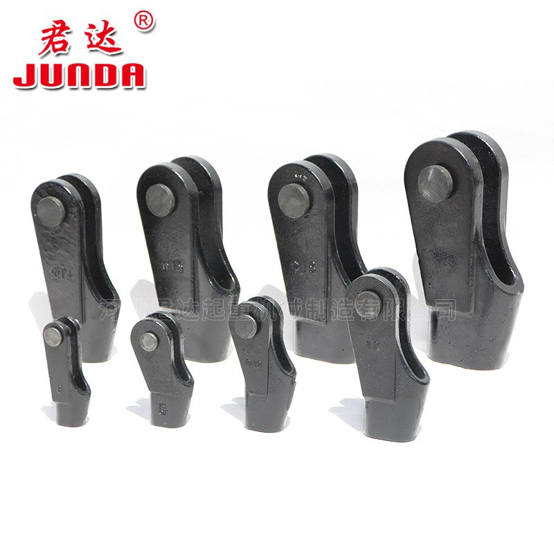 钢丝绳卡头楔形接头国标起重机楔套连接器配件6mm-65mm吊车