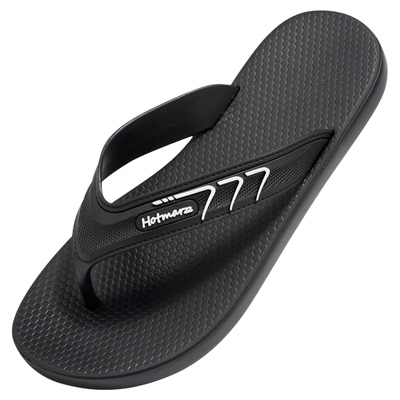 hotmarzz/黑玛拖鞋男夏人字拖鞋男外穿户外夹脚防滑海边沙滩凉拖