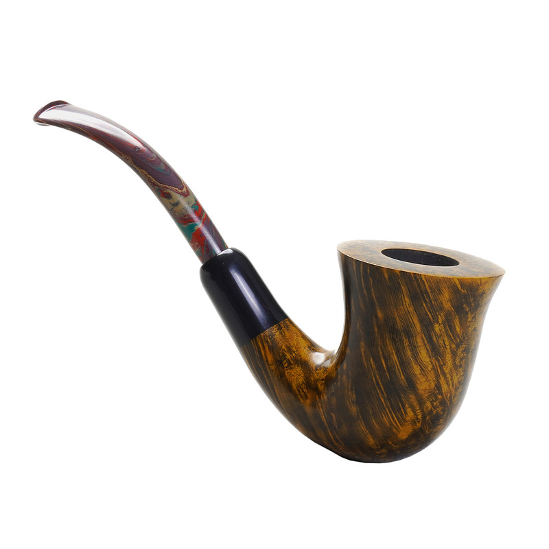 新款大斗钵石楠木烟斗意大利进口实木木料雕刻烟斗带过滤芯烟具