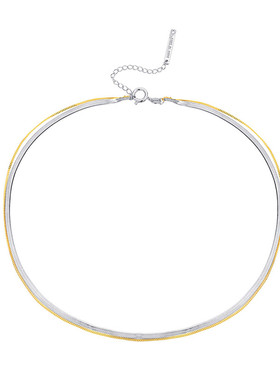 925纯银中性蛇骨链素链百搭