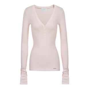 Liilou clean fit 莱赛尔天丝 V领排扣修身显瘦内搭打底衫上衣