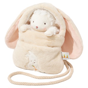 海湾兔bunnies小羊公仔外带包包送闺蜜生日礼物女生玩偶毛绒玩具