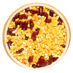 正宗好吃东北大碴子粥 芸豆玉米碴子大粒粘黏大碴粥苞米茬子