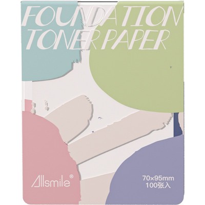 懒人神器用完即撕粉底液调色纸