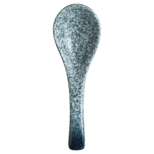 日式汤勺陶瓷小勺子复古饭勺调羹饭勺餐厅家用喝汤勺厨房汤勺