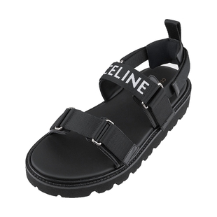 CELINE赛琳男Billie小牛皮标志提花沙滩凉鞋男2025春秋新款XY推广