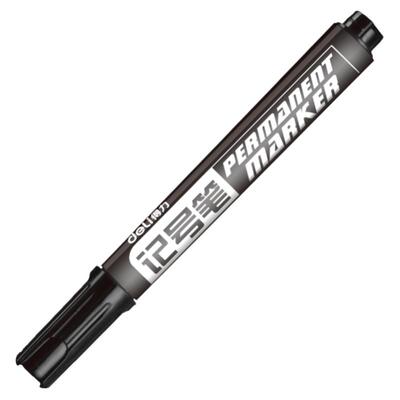 得力deli文具打包批发油性记号笔