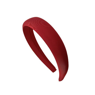 都被美到！斜纹纯色发箍女外出洗脸简约发卡韩国简约头箍发饰头饰