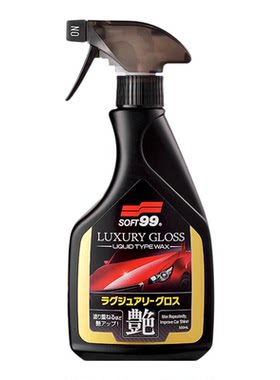 SOFT99漆面液体喷蜡黑白色车专用