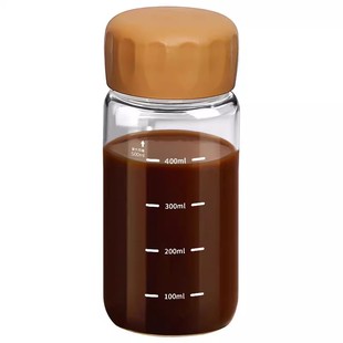 中药分装瓶耐高温玻璃瓶中药容器密封罐便携中药杯子大容量储存瓶