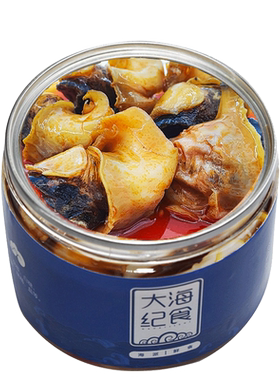 大海纪食即食罐装麻辣海螺肉