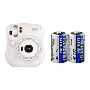 双鹿cr2拍立得相机电池mini25 cr2电池3v mini70 50S mini8 9 11 7s 7c打印机测距仪cr2电池CR15H270不可充电