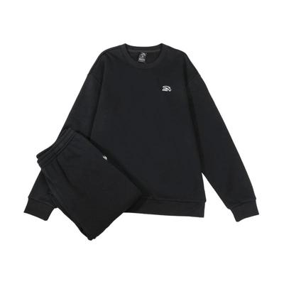 安踏官方旗舰店卫衣加绒套装男款