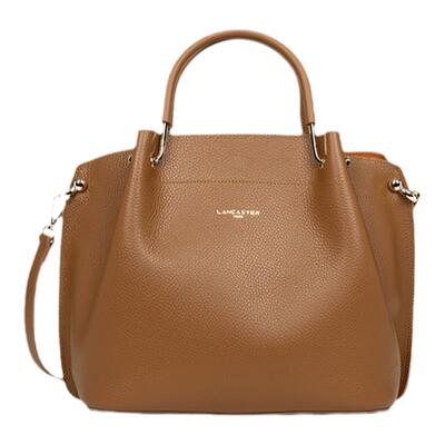 LANCASTER双面纯皮斜挎通勤包