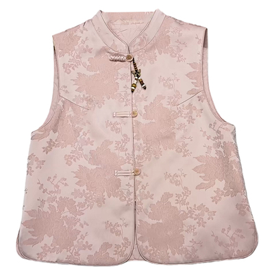 巨好看国风马甲外套2026春季新款