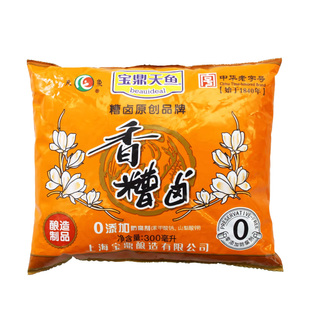 上海宝鼎天鱼繁花糟卤300ml袋装家用泡毛豆鸡爪鲍鱼调味料汁整箱