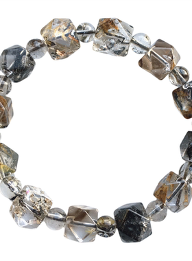 闪灵钻手链转运礼物赫尔八角黑沙