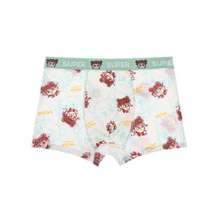 内裤男童莫代尔平角裤小童中大童四角裤夏季薄款冰丝透气哪吒新款