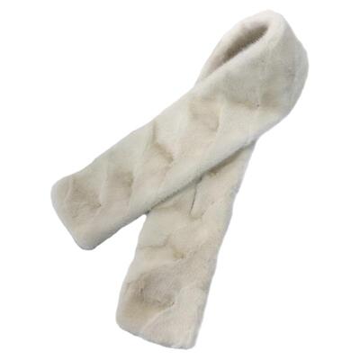 水貂毛围巾女冬季双面毛保暖真毛