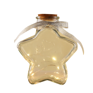 玻璃许愿瓶子木塞贝壳沙子干花储物瓶彩虹瓶漂流空瓶幸运星折纸