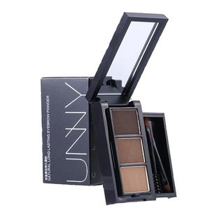 豆豆 unny眉粉女三色眉膏眼影修容三合一防水自然不易脱色染眉膏