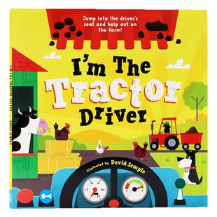 牛津精品认知绘本 我是拖拉机司机 英文原版绘本I'm The Tractor Driver 交通工具职业认知图画书 平装大开Oxford牛津大学出版