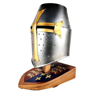 角斗士欧洲中世纪古罗马十字军欧式头盔西餐厅酒吧影视拍照装饰品