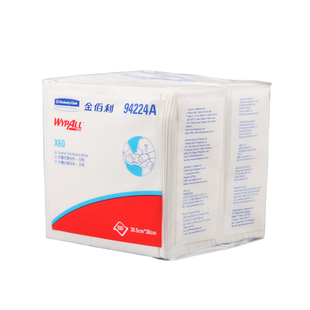 WYPALL金佰利无尘纸X60 94224A无纺布工业擦拭布折叠式白色单包价