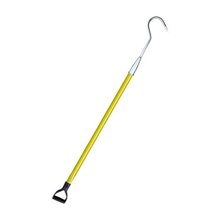 电动车棚绝缘火钩消防长钩小区物业备品应急救援拖拽2.4米加长3米