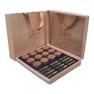 西藏那曲12条12罐人参铁皮石斛虫草小罐茶养生茶健行天下礼盒装