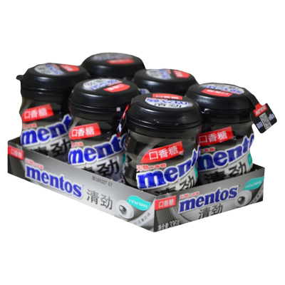 清劲特强56g*6瓶无糖口香糖