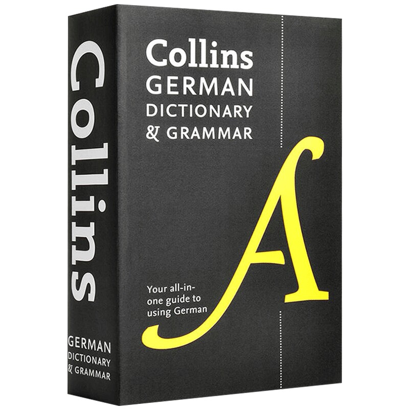 柯林斯德语词典及语法 英文原版 Collins German Dictionary and Grammar 德英双语词典 德语语法 英文版进口学习工具书