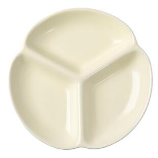 分格餐盘健身减脂定量三格深盘水果盘in早餐儿童家用备菜分隔餐盘