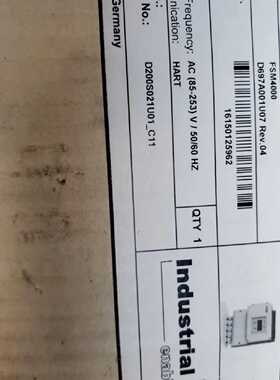 全新 FSM4000模块，型号D697A01U07 R—议价