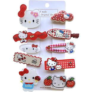 Hello Kitty卡通发夹小女孩可爱甜美发饰女童刘海夹儿童发卡头饰