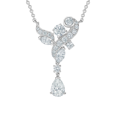 戴比尔斯白金debeers钻石项链