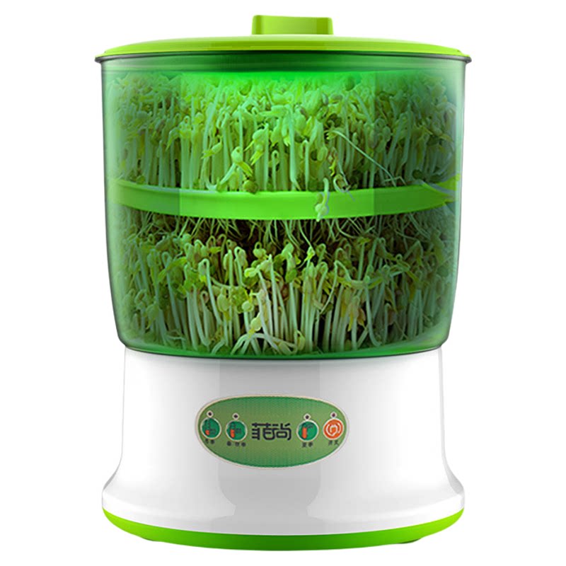 豆芽机家用全自动正品大容量发豆牙机生黄豆绿豆芽盆芽罐跨境