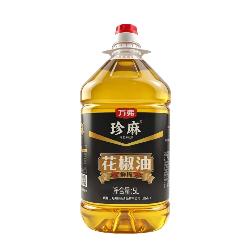 商用批发万弗珍麻鲜榨花椒油5L