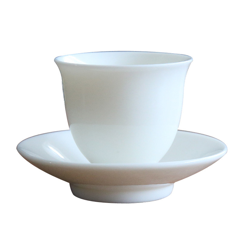 茶艺教学培训茶具品茗茶杯 青瓷杯垫白瓷茶托隔热茶垫陶瓷杯碟