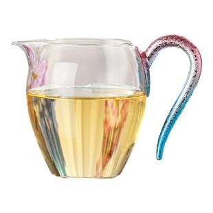 尚明新品高硼硅耐热玻璃公道杯功夫茶具分茶器泡茶过滤杯大号茶海