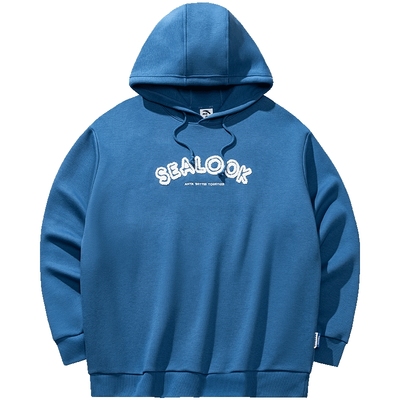 安踏×海豹看看联名丨连帽运动卫衣男士冬季复古休闲套头衫上衣女