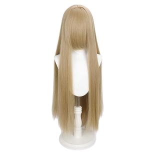 【伽氏工坊】万用头皮顶长直中分毛娘造型cos假发螳螂窝多色动漫