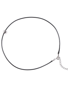 纯银颈链女s925银豆豆朋克项圈