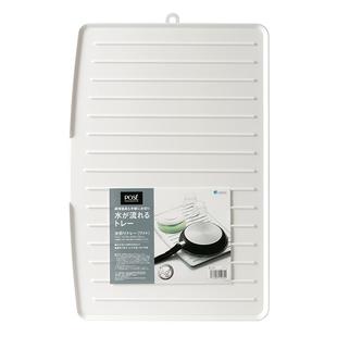 日本asvel沥水架杯架筷子碗碟收纳架厨房滤水托盘台面水槽置物架