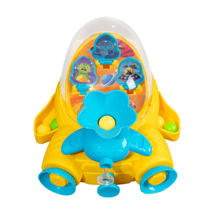 儿童打弹珠太空飞船游戏机玩具益智小型男孩女孩练专注力生日礼物